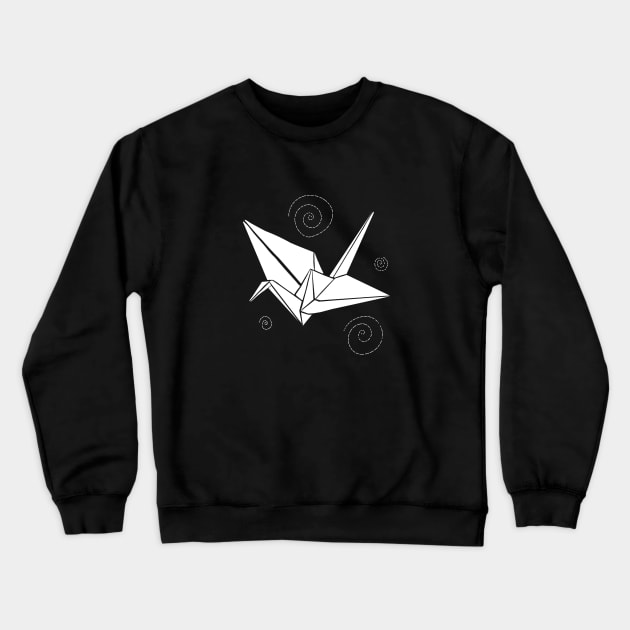 Paper crane Crewneck Sweatshirt by Emotions Capsule